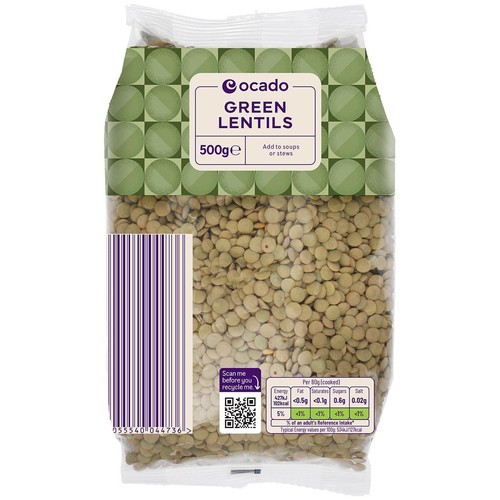 Ocado Green Lentils thumbnail 2