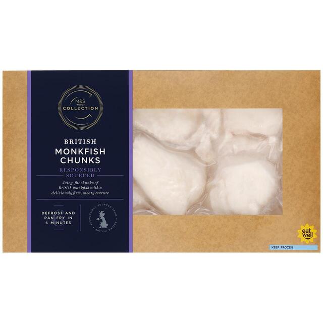 M&S Collection 2 Monkfish Chunks Frozen