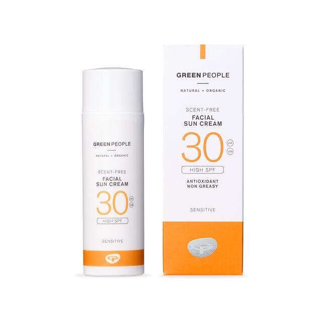 Green People Facial Sun Cream SPF30 Scent Free
