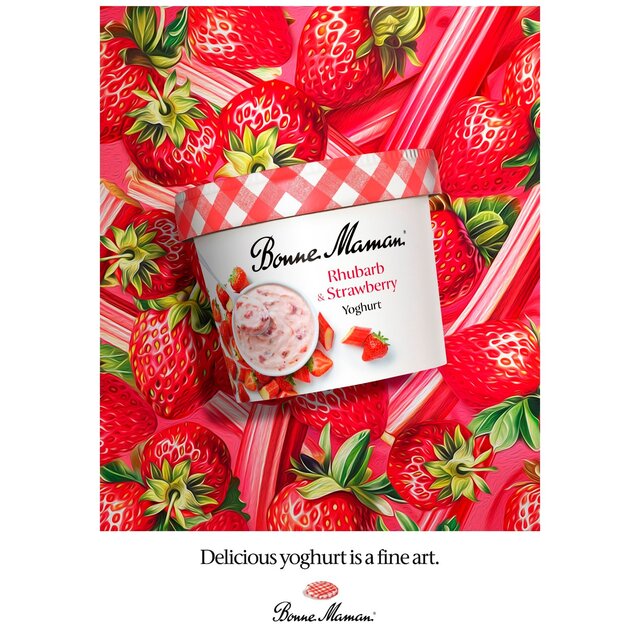 Bonne Maman Strawberry & Rhubarb Yoghurt thumbnail 3