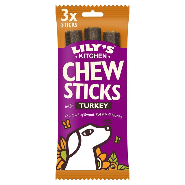 Lily's Kitchen Chew Sticks with Turkey for Dogs