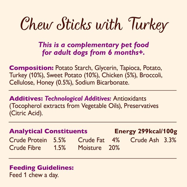 Lily's Kitchen Chew Sticks with Turkey for Dogs thumbnail 4