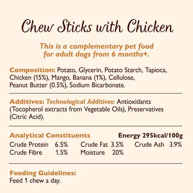 Lily's Kitchen Chew Sticks with Chicken for Dogs thumbnail 2