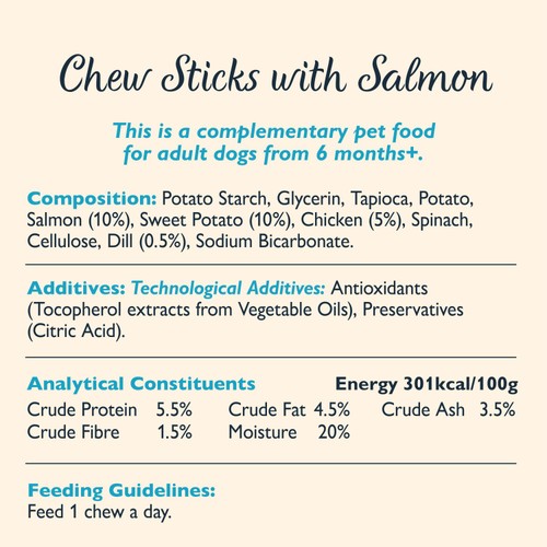 Lily's Kitchen Chew Sticks with Salmon for Dogs thumbnail 2