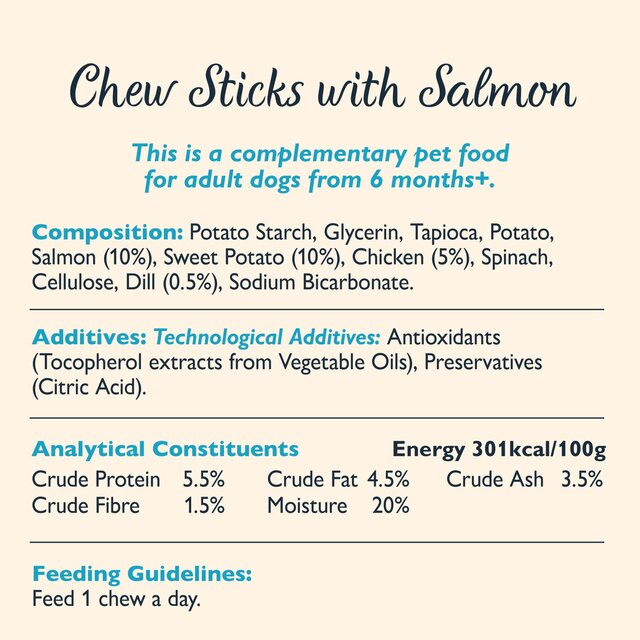 Lily's Kitchen Chew Sticks with Salmon for Dogs thumbnail 2