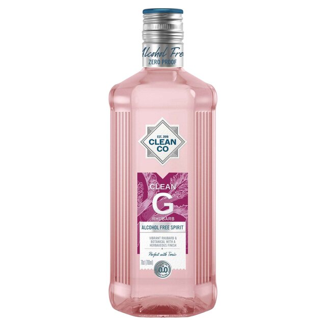 CleanCo Clean G Rhubarb Alcohol Free Gin Alternative 0.0% ABV