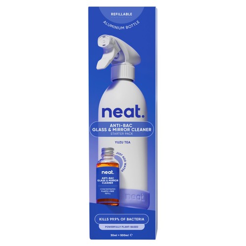 Neat Anti-Bac Glass Cleaner Refill Starter Pack Yuzu Tea thumbnail 2