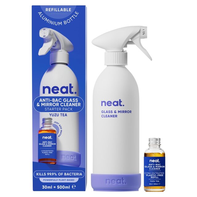 Neat Anti-Bac Glass Cleaner Refill Starter Pack Yuzu Tea