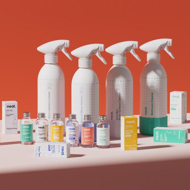 Neat Anti-Bac Glass Cleaner Refill Starter Pack Yuzu Tea thumbnail 7