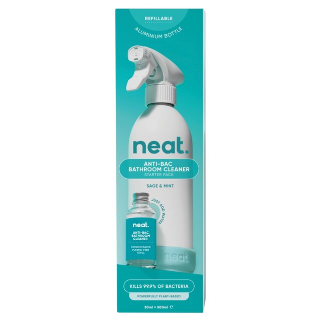 Neat Anti-Bac Bathroom Cleaner Refill Starter Pack Sage & Mint thumbnail 2