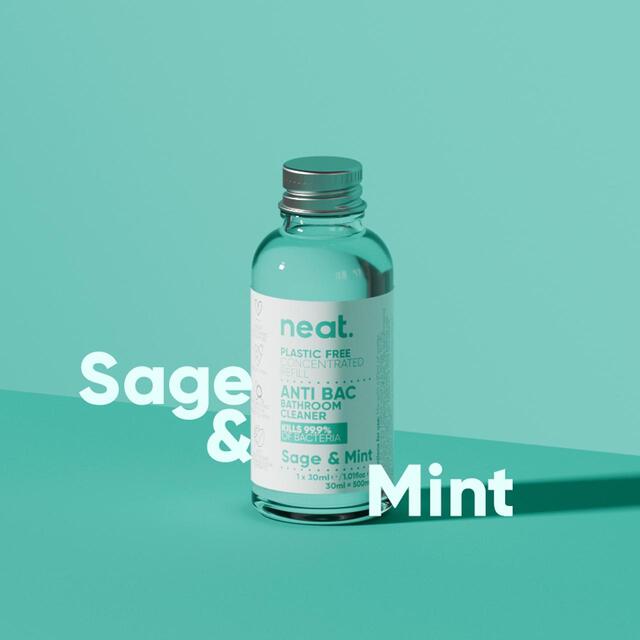 Neat Anti-Bac Bathroom Cleaner Refill Starter Pack Sage & Mint thumbnail 4