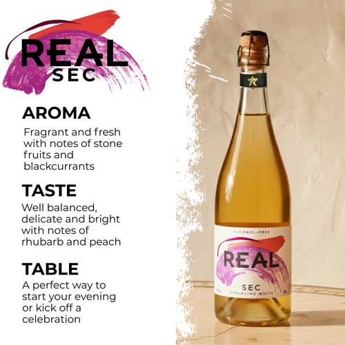 REAL Sec Slow Fermented Sparkling Tea thumbnail 3