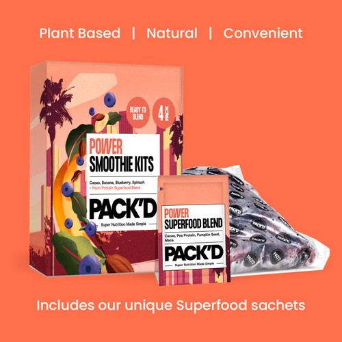 PACK'D Power Protein Smoothie Kits thumbnail 3