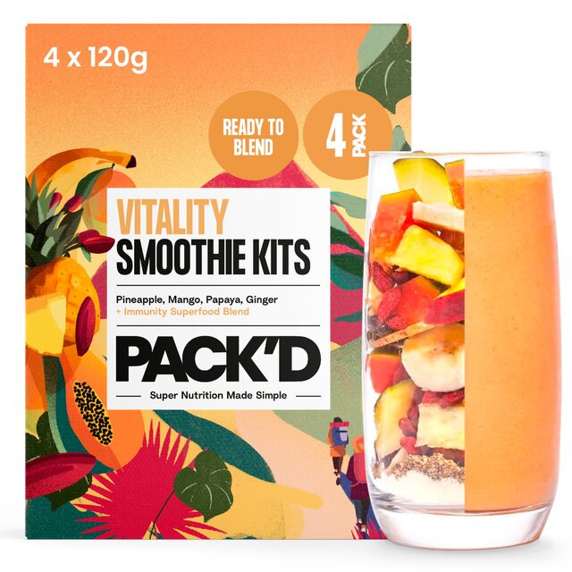 PACK'D Vitality Immune Boosting Smoothie Kits