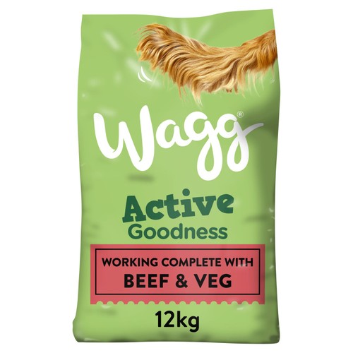 Wagg Active Goodness Beef & Veg Dry Dog Food