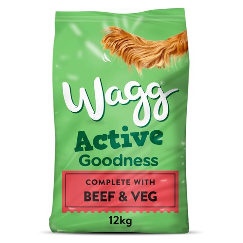Wagg Active Goodness Beef & Veg Dry Dog Food thumbnail 2