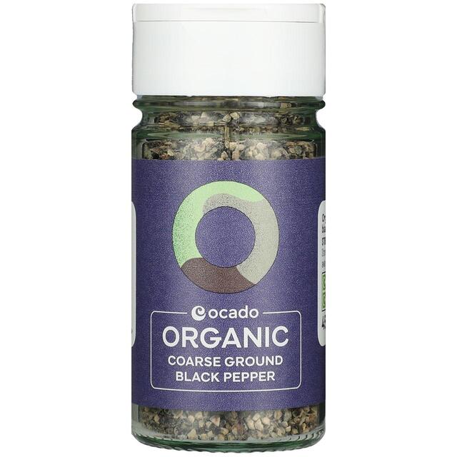 Ocado Organic Coarse Black Pepper thumbnail 2