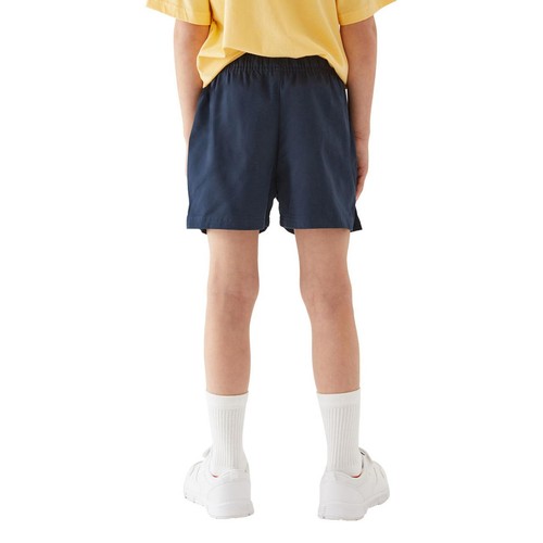 M&S Pure Cotton School Shorts, 4-5 Years, Navy thumbnail 4