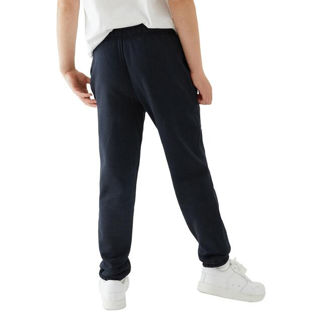M&S Kids Cotton-Rich Joggers, 3-14 Years, Navy thumbnail 4