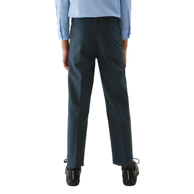 M&S Boys 2pk Navy Regular Leg School Trousers, 4-13 Years thumbnail 4
