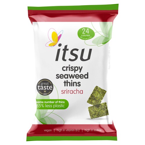 itsu Sriracha Crispy Seaweed Thins