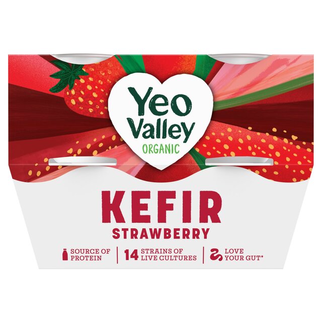 Yeo Valley Organic Strawberry Kefir Yogurt