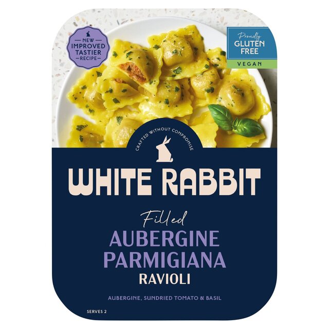 White Rabbit Aubergine Parmigiana Ravioli