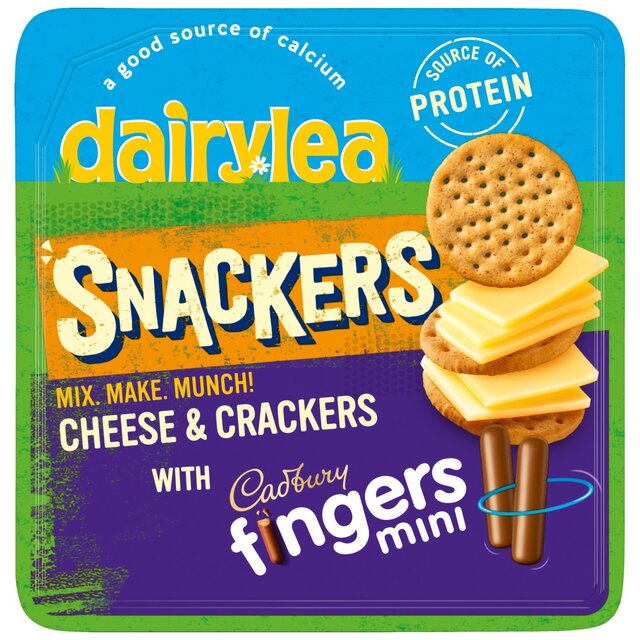 Dairylea Snackers Cheese & Crackers with Mini Chocolate Fingers