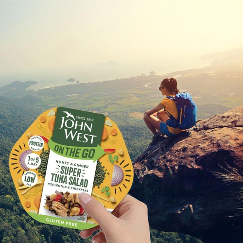 John West On The Go Honey & Ginger Super Tuna Salad Gluten Free thumbnail 2