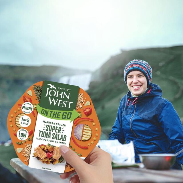 John West On The Go Harissa Spiced Super Tuna Salad thumbnail 2