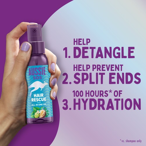 Aussie SOS Hair Rescue All in One Hair Oil thumbnail 2