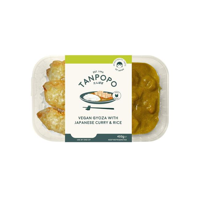Tanpopo Vegan Gyoza with Japanese Curry and Rice