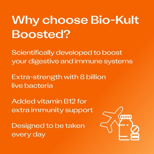 Bio-Kult Boosted Extra Strength Probiotics Gut Supplement Capsules thumbnail 5