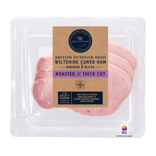 M&S Outdoor Bred Thick Cut Roast Ham