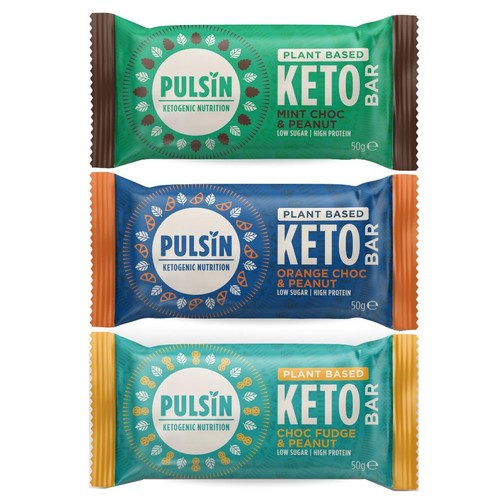 Pulsin Orange Choc & Peanut Vegan Keto Bar  thumbnail 3
