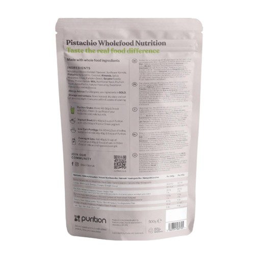 Purition Pistachio Wholefood Nutrition Powder  thumbnail 2