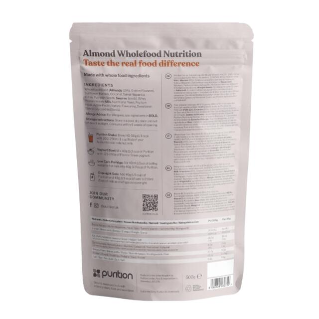 Purition Almond Wholefood Nutrition Powder thumbnail 2