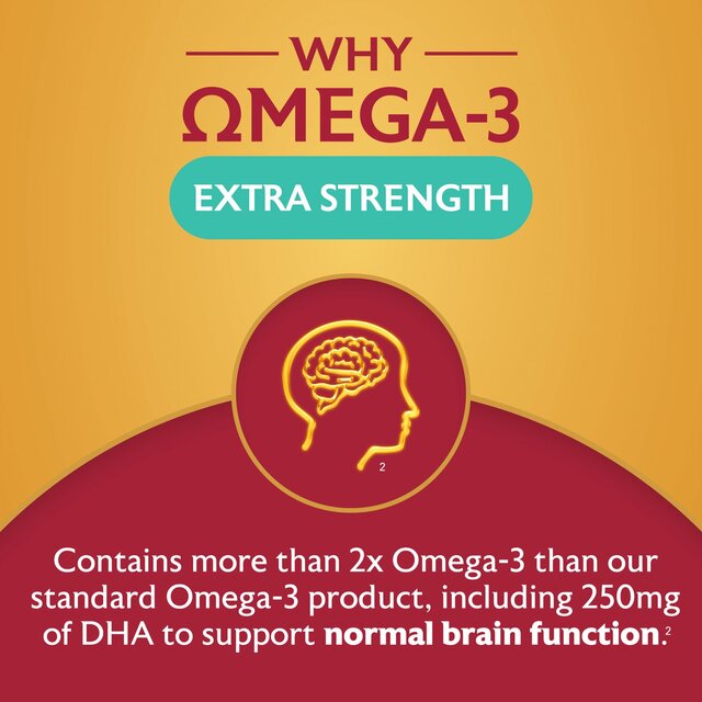 Seven Seas Omega-3 Fish Oil Extra Strength with Vitamin D 30 Capsules thumbnail 6