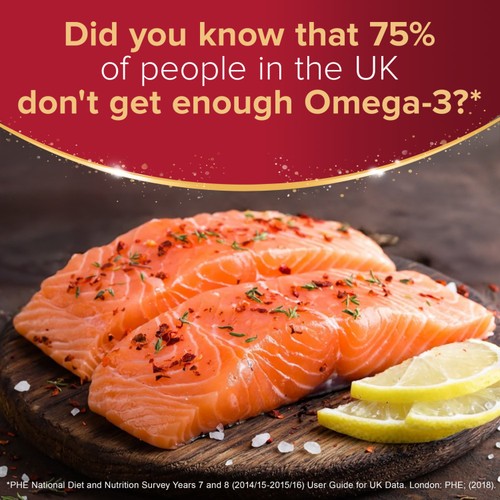 Seven Seas Omega-3 Fish Oil with Vitamin D 30 Capsules thumbnail 3