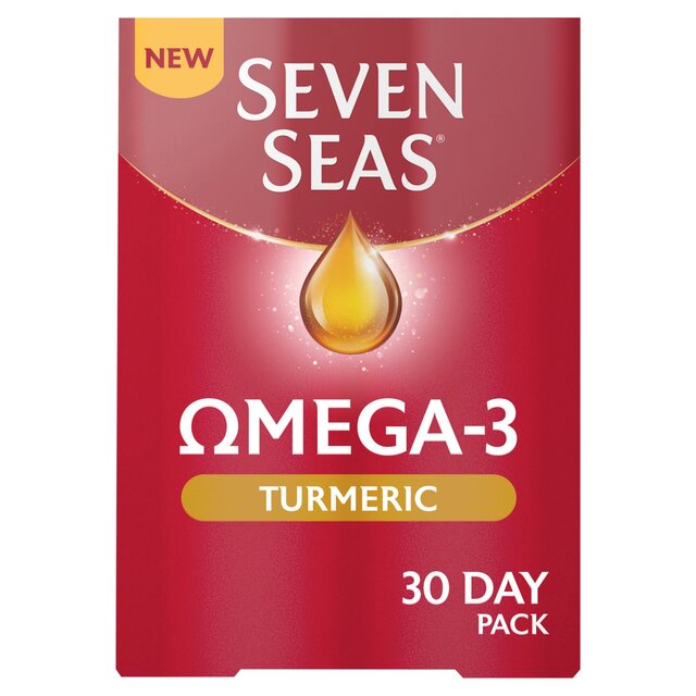 Seven Seas Omega-3 Fish Oil & Turmeric with Vitamin D 30 Day Duo Pack