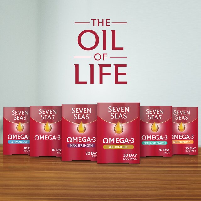 Seven Seas Omega-3 Fish Oil & Turmeric with Vitamin D 30 Day Duo Pack thumbnail 9