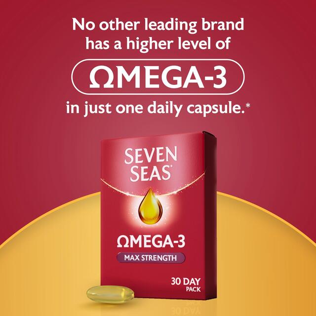 Seven Seas Omega-3 Fish Oil Max Strength with Vitamin D Capsules thumbnail 9