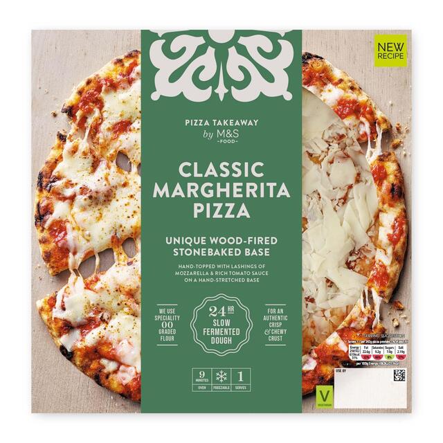 M&S Classic Margherita Woodfired & Stonebaked Pizza thumbnail 2