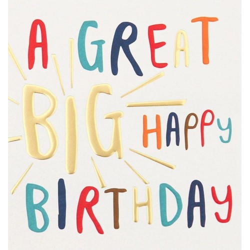 Caroline Gardner A Great Big Happy Birthday Card