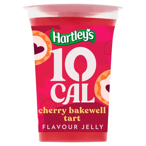 Hartley's 10 Cal Cherry Bakewell Tart Jelly Pot