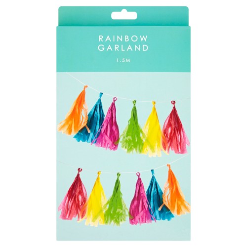 Talking Tables Rainbow Tassels Garland