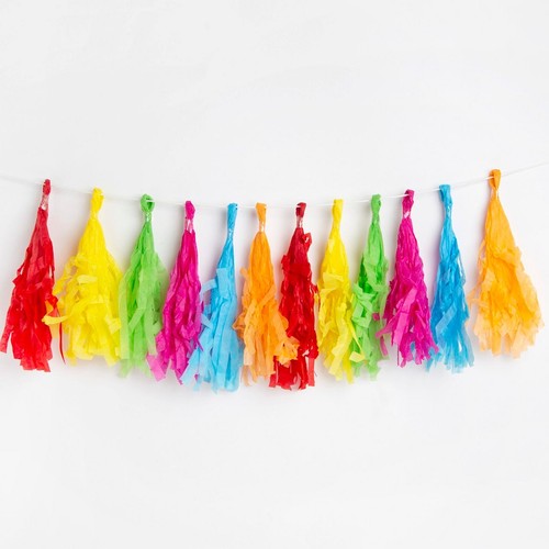 Talking Tables Rainbow Tassels Garland thumbnail 3