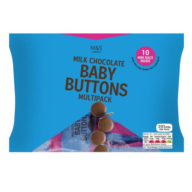 M&S Milk Chocolate Baby Buttons Multipack thumbnail 2