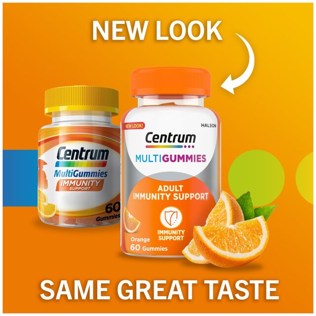 Centrum Multigummies Multivitamins Vitamin C & Zinc Orange Gummies thumbnail 2