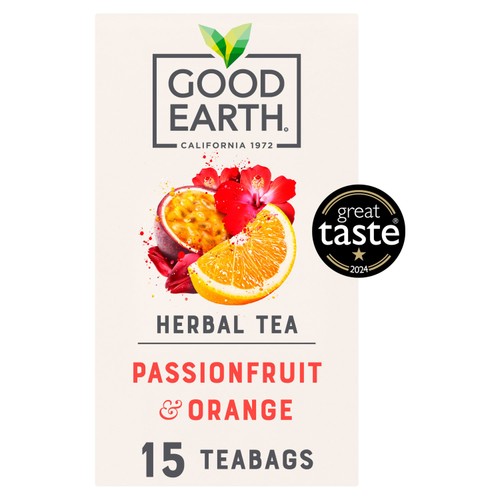 Good Earth Teabags Orange and Passionfruit